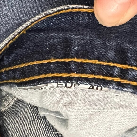 ZARA MAN Mid-Rise‎ (Regular) Tapered Leg Blue Denim Jeans Sz 31 - Picture 7 of 8